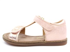 Bisgaard sandals rose gold with velcro
